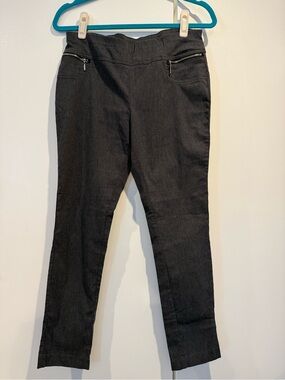 Joe B charcoal grey Skinny Zip-Pocket Jeans